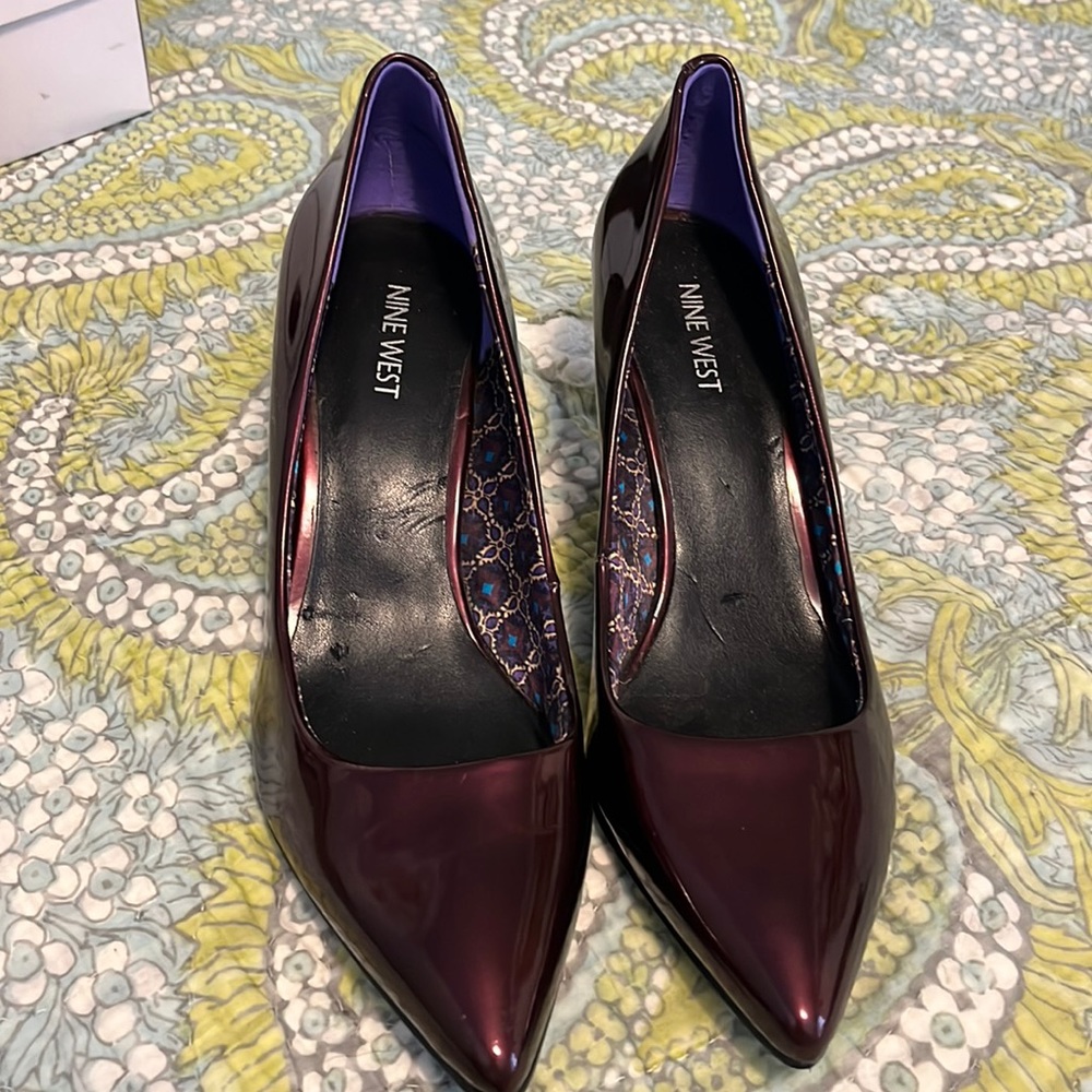 COPY - Nine West Heels, size 9 1/2, burgundy
